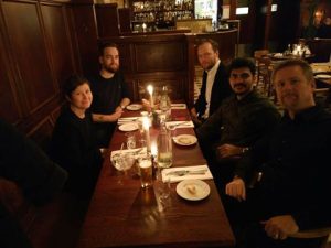 Dinner with the client Martin